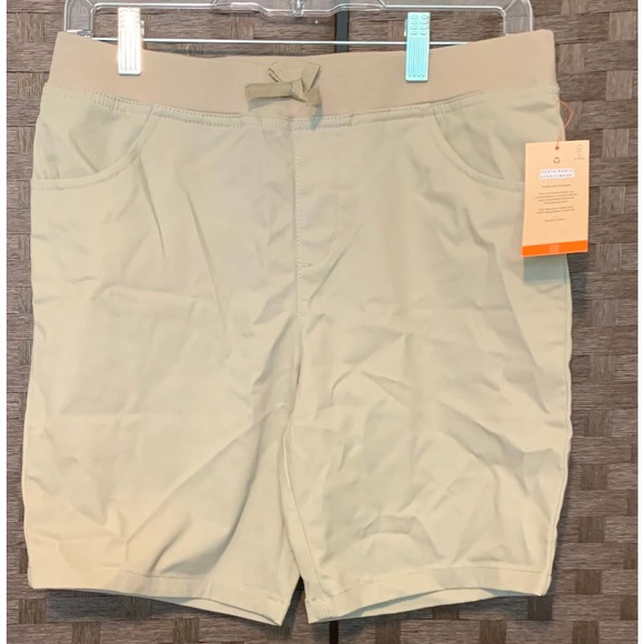 Girl's School Uniform Pull On Tie Front Shorts- Size 16 - Picture 3 of 4